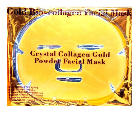 5x Premium Face Masks - Gold Collagen Crystal Anti Ageing Skin Care Face Patch