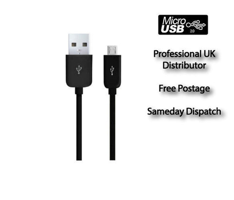 Black Micro USB Data Charger Cable Lead fits Samsung, Sony,HTC,LG,NOKIA